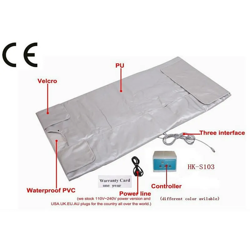 Far infrared Sauna Blankets for full body detoxification, weight loss