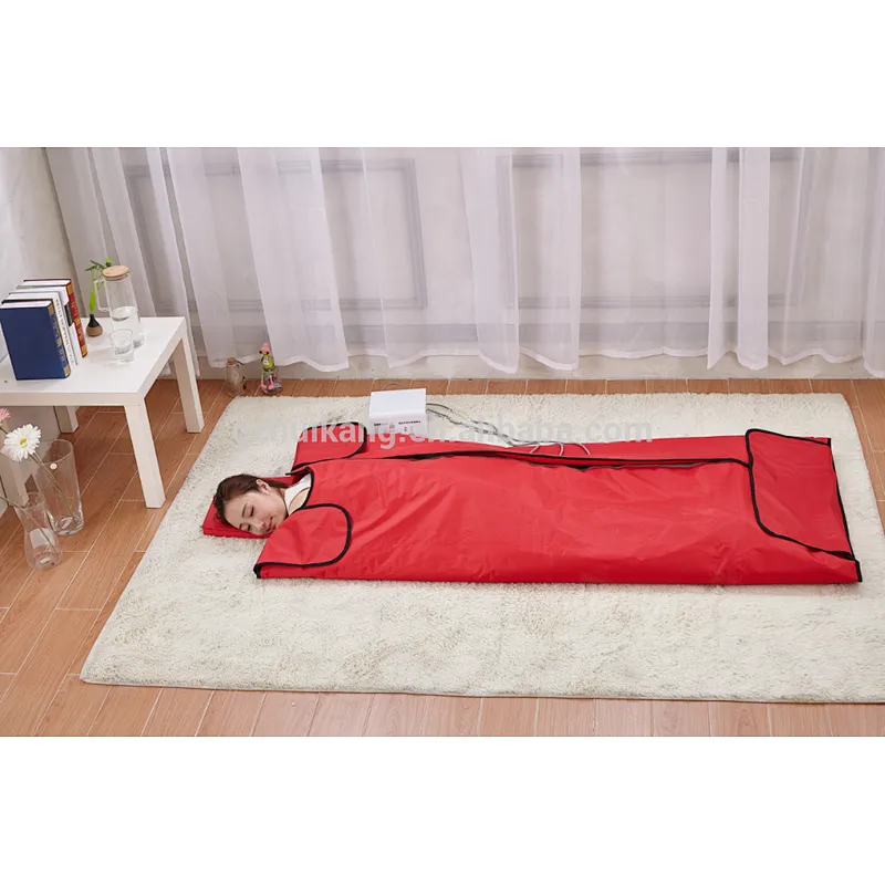 3 zones far infrared sauna bag fit body warp fir sauna blanket for body slimming