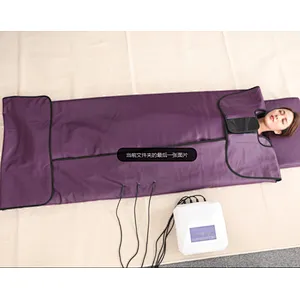 Far infrared thermal slimming sauna blanket with photon light
