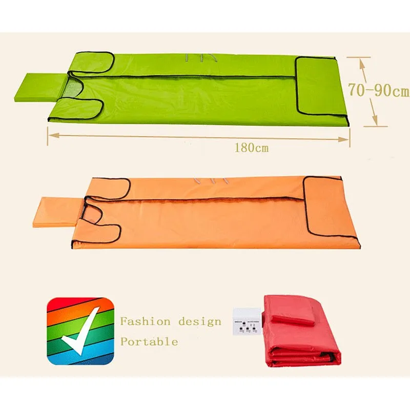 portable folding sauna blanket body slimming jade tourmaline sauna blanket