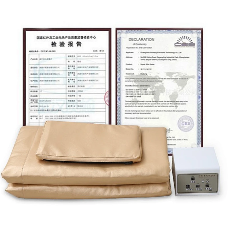 portable weight loss sauna spa 3 zone far infrared thermal slimming wrap blanket