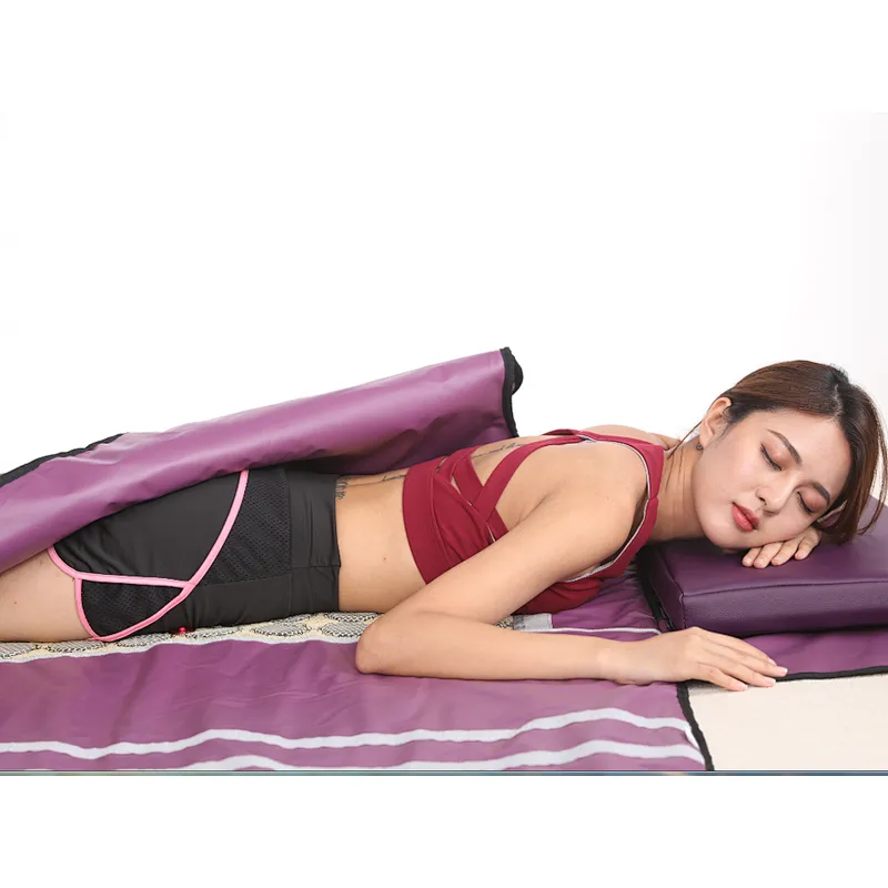 New arrival ! Luxurious 3 zone far infrared light  slimming sauna blanket with touch screen controller box