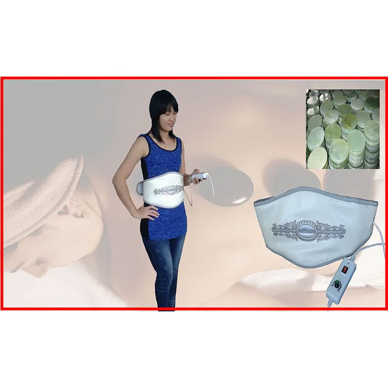 Slimming infrared jade massage sauna belt with emboriding logo