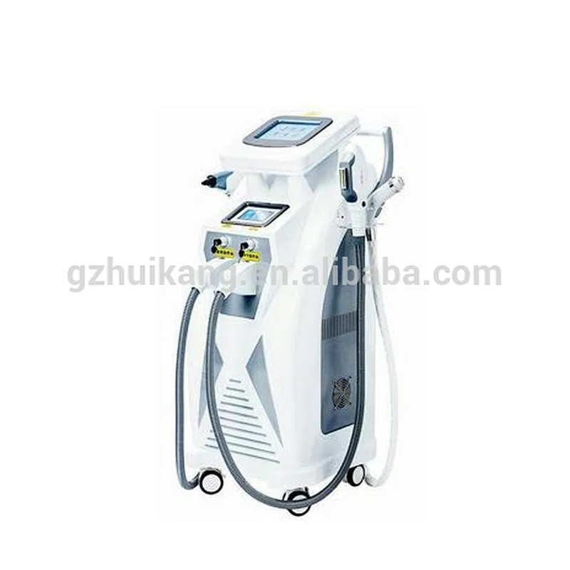 Two screen opt shr rf ipl 3 in 1 multi funtion machine hair reomoval machine with CE approval