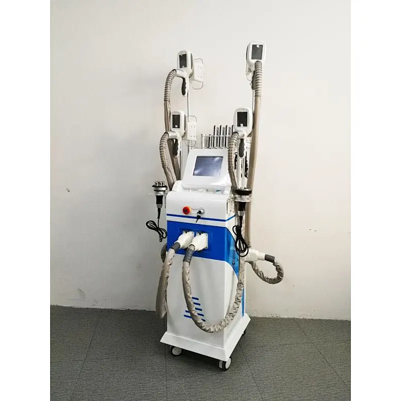 Hot selling portable lipo laser body slimming Cryo + laser + RF + Cavitation velashape machine