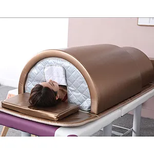sauna dome infrared spa capsule with stones heating mat