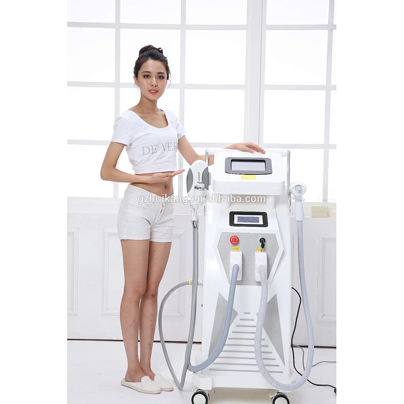 multifunctional carbon peeling  /SHR OPT+ RF + Elight + ND yag laser4 in 1 beauty instrument