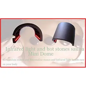 Infrared LED light diffuser sauna mini tent infrared mini dome with hot stones and Energy lights