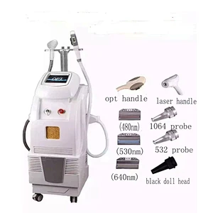 Multifunctional 3 in 1 ipl opt shr Elight nd yag laser machine/ipl Laser hair removal machine