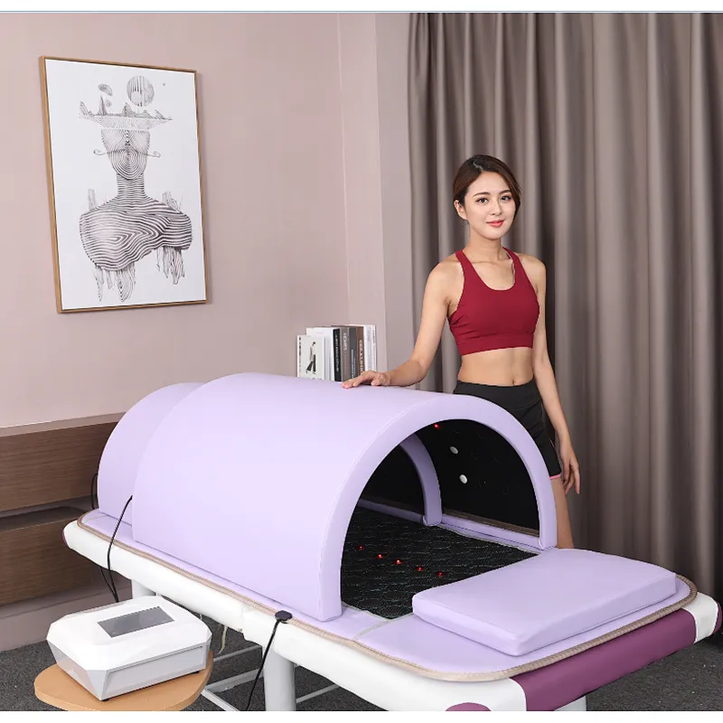 infrared sauna dome tunnel with photon light