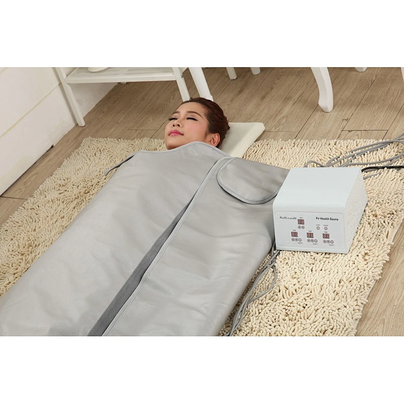 3 heating zones far infrared sauna wrap infrared slimming detox FIR body wrap