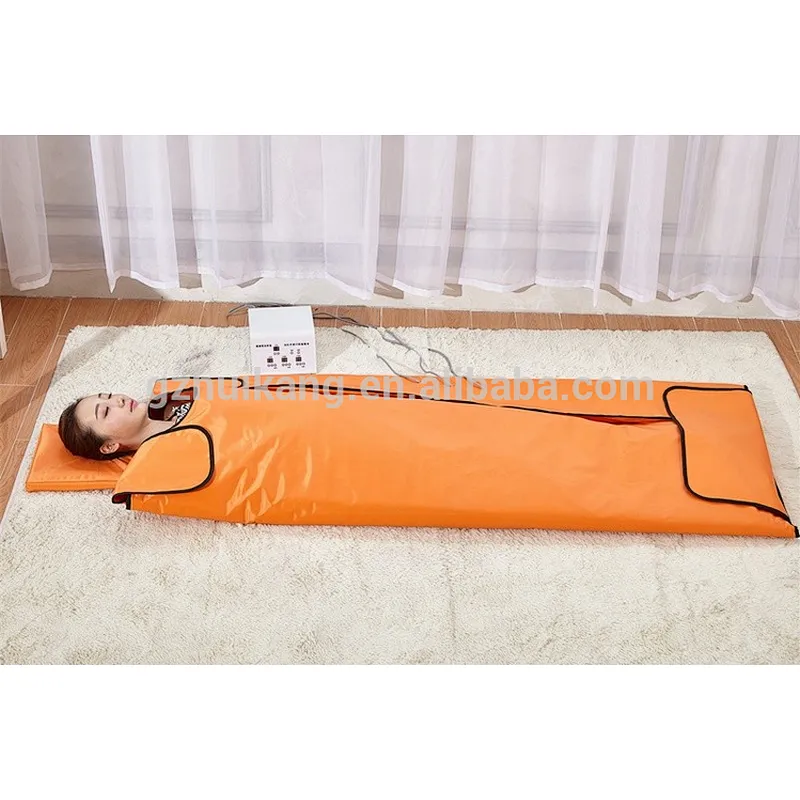 3 zones far infrared sauna bag fit body warp fir sauna blanket for body slimming