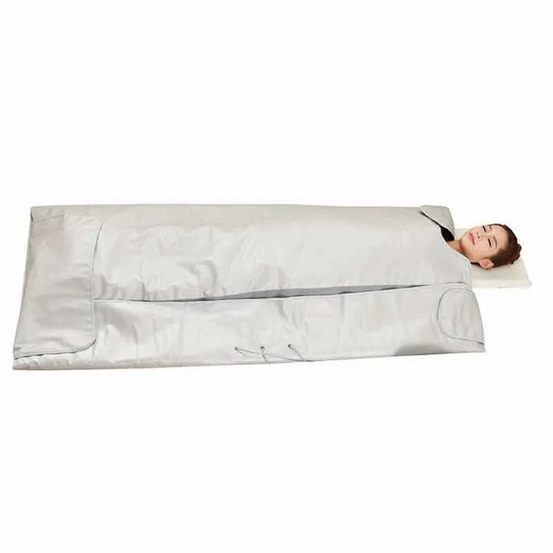 Low emf 3 zone far infrared sauna blanket for weight loss