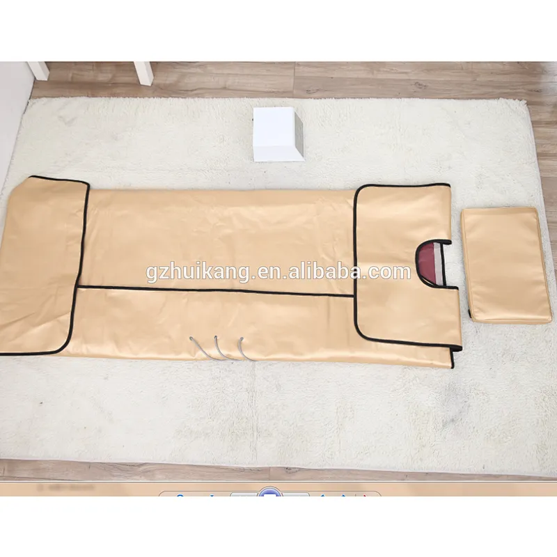 Far infrared therapy heated sauna blanket slimming machine