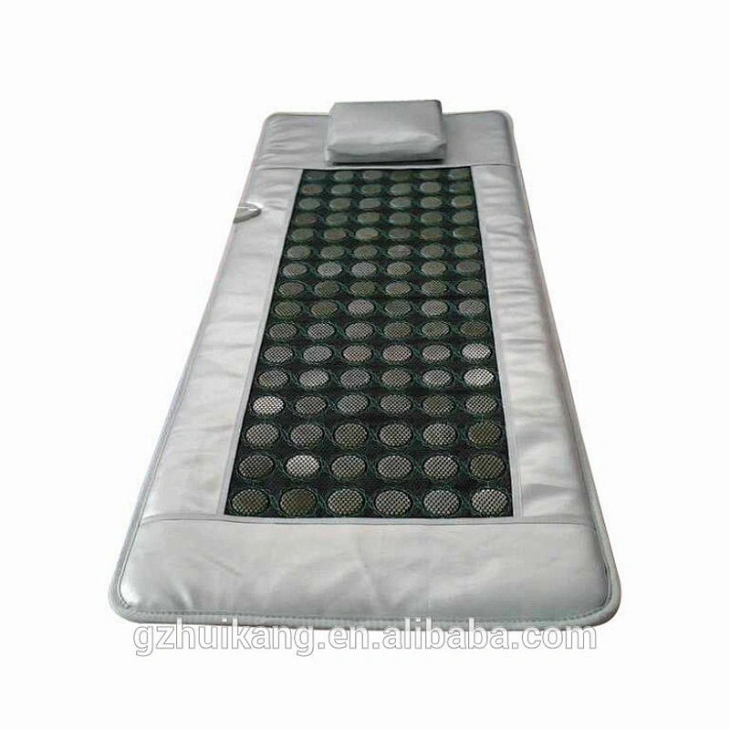 infrared ray thermal jade massage bed ,heating pad with energy stone.