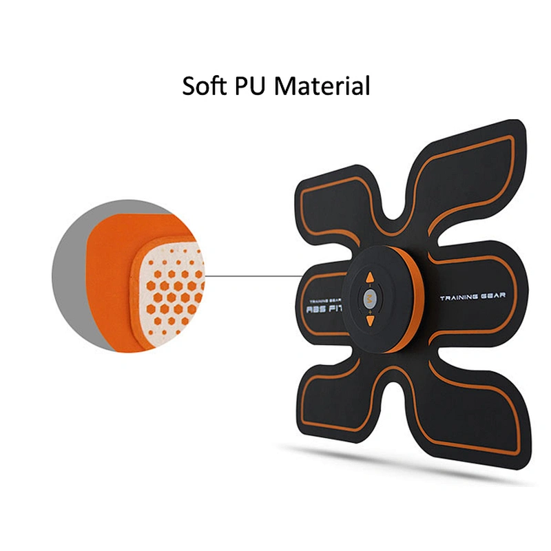 Portable New Popular Smart Auto Body Sculpting Exercise Tool 6 Adjustable Modes muscle stimulator gel