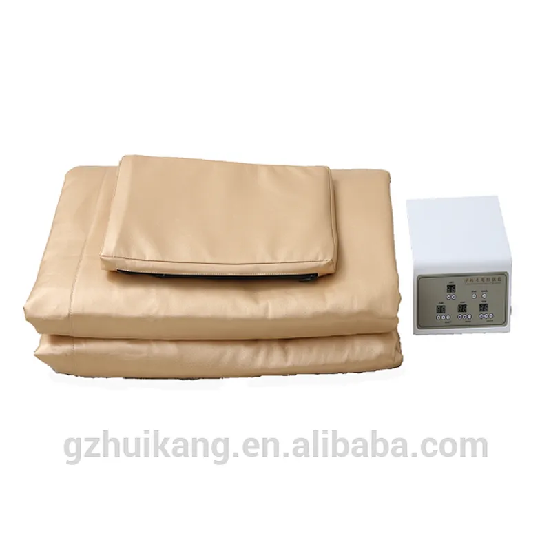 2017 Newest luxurious infrared sauna blanket with Bian stones body slimming wrap