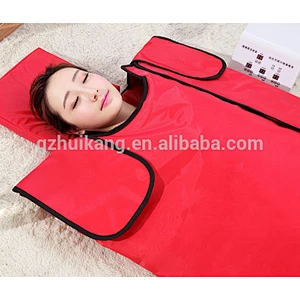 Thermal sauna slimming blanket body wrap with stone