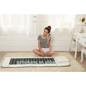 infrared ray thermal jade massage bed ,heating pad with energy stone.