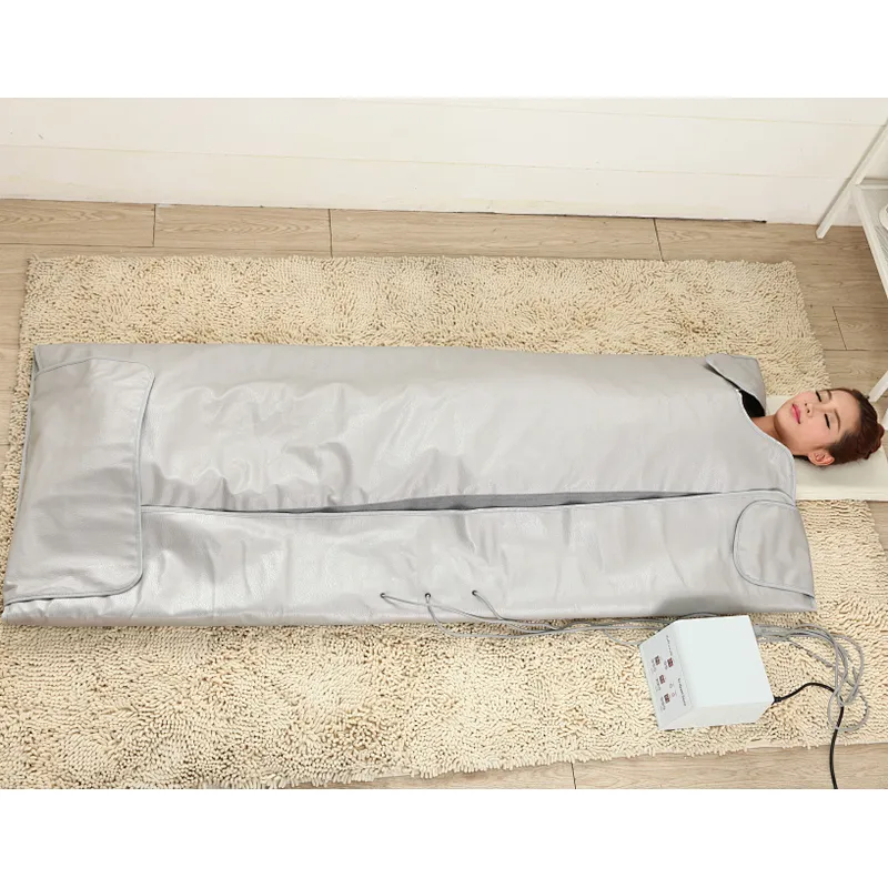Far infrared heated sauna slimming blanket sauna blanket far infrared body wrap