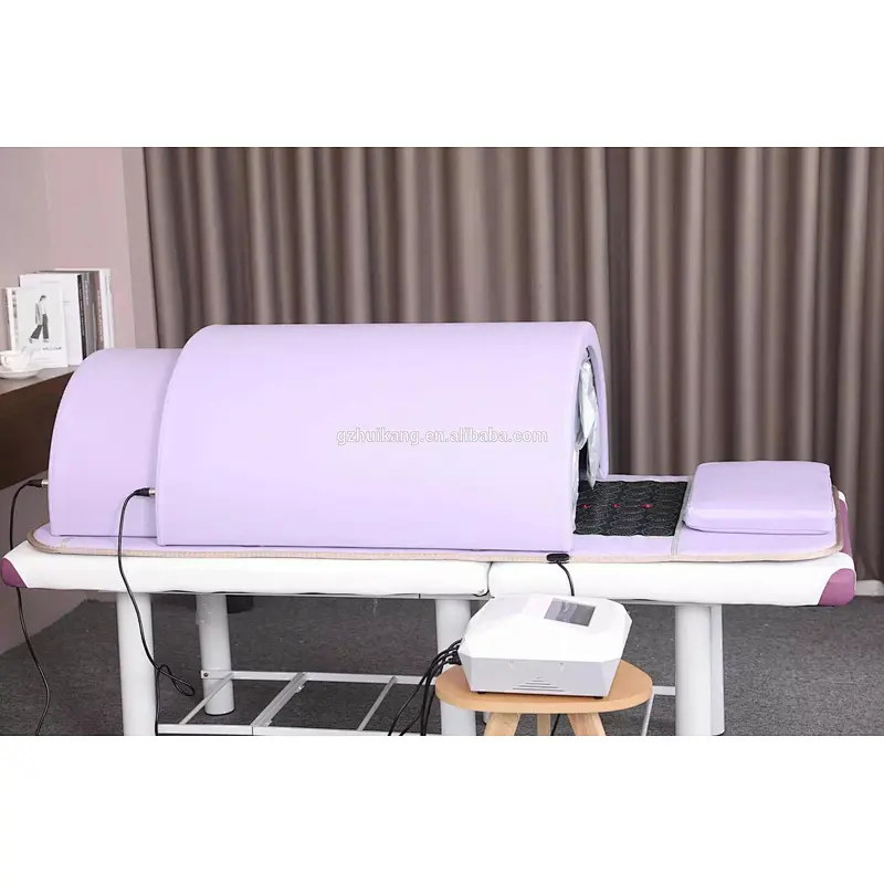 Salon Spa Bed Far Photon Light Portable Carbon Infrared Sauna Capsule