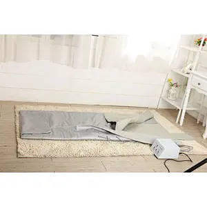 Home use Portable Thermal Heating Far Infrared Ray 3 Zones Silver Sauna Blanket For Weight Loss