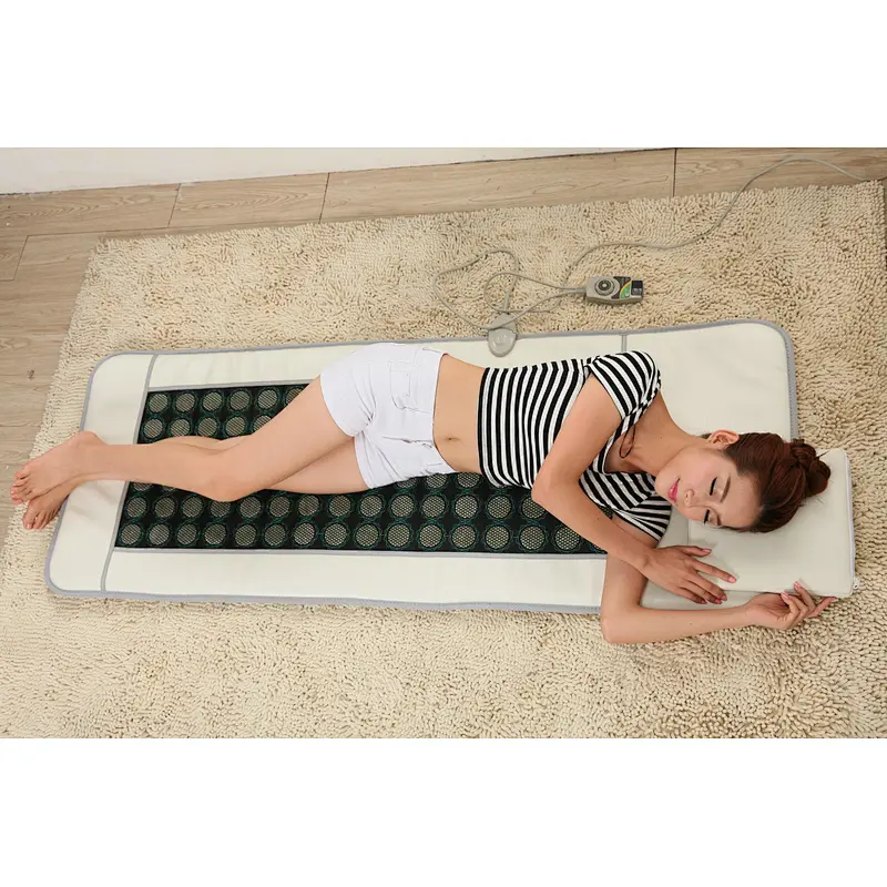 Manufacturer Price CE FIR Tourmaline Home Massage Heating Stone Sauna Mat