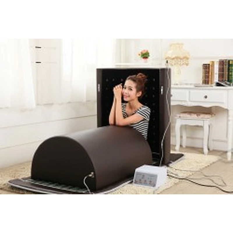 2020 low EMF luxury tourmaline leather infrared sauna dome