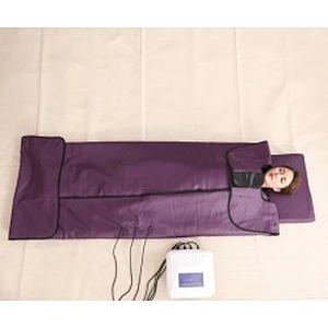 Touch Screen 3 Heating Zones Portable Low EMF Bian Stones Bring Photon Led Light Infrared Sauna Blanket Wrap