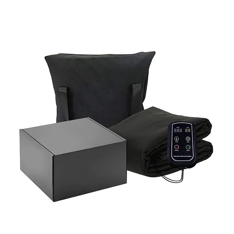 hot selling low emf spa body wrap deep cleansing infrared sauna blanket for weight loss and detox to women