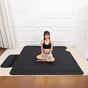 2021 infrared folding sauna black blanket for detox and weight loss
