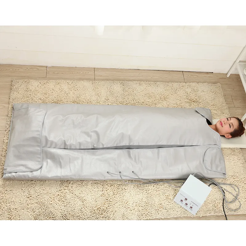 Health care 3 zone infrared sauna blanket with best quality for slimming