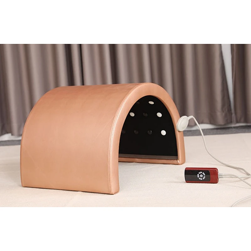 Hot stones mini sauna dome LED Light Ovary health care machine