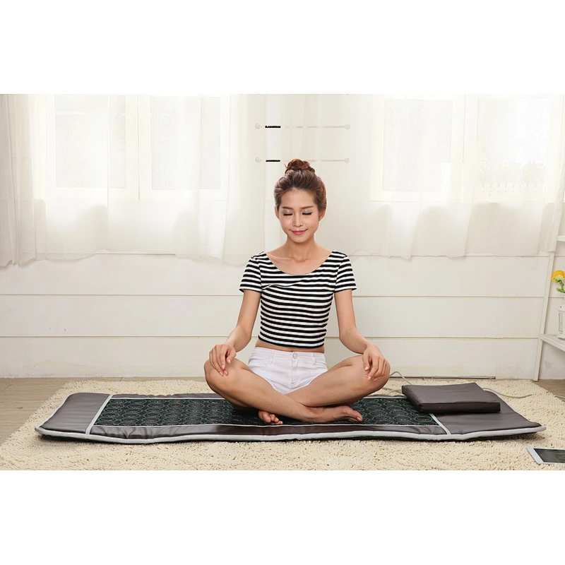 Tourmaline Yoga Sauna Heated Pad Far Infrared Negative Ion Mattress