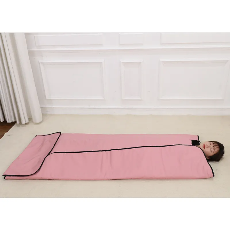 Portable infrared blanket sauna for detox and weight loss