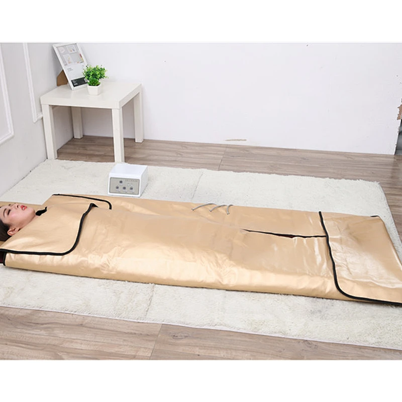 Low EMF Portable Infrared Therapy Sauna Blanket Negative Ion  Spa Heated Sauna Blanket
