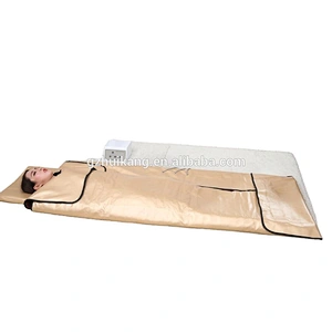 Hot Selling 3 Zones Portable Digital Heated Weight Loss Low EMF Far Infrared Beauty Body Care Sauna Blanket Wrap