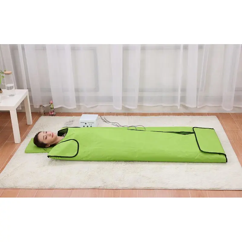 Low EMF Far Infrared Ray Sauna blanket whole body wrap massage therapy