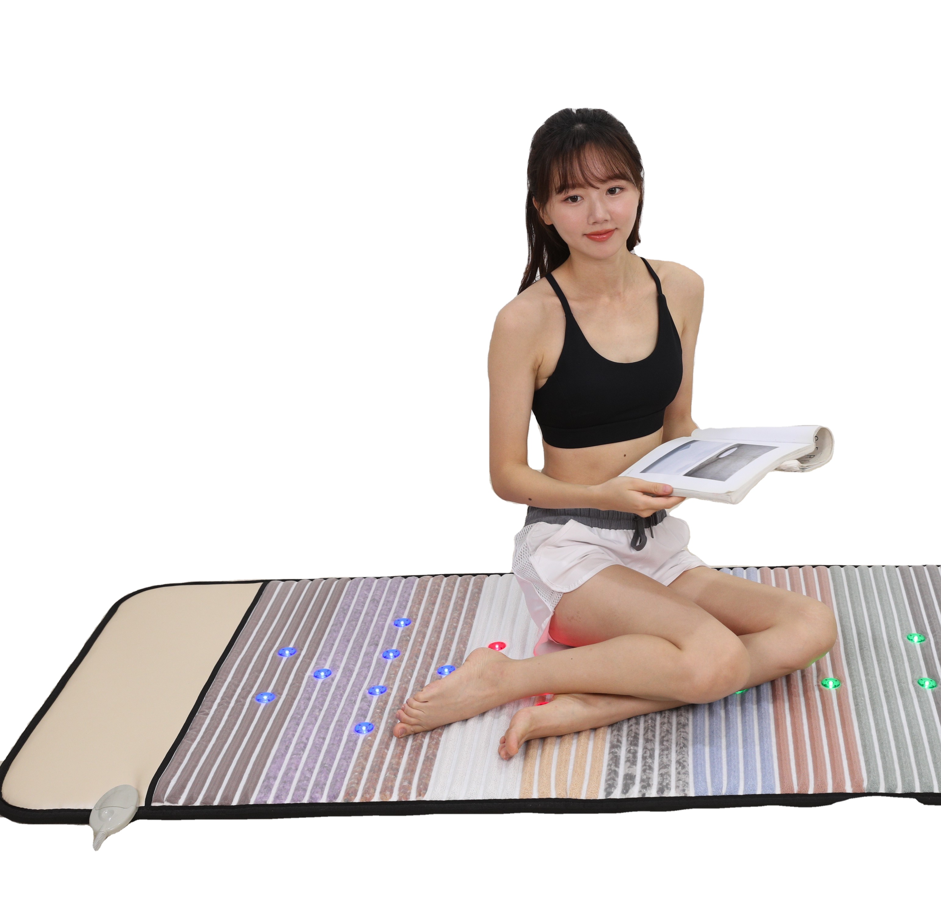 2021 beauty salon  pemf massage infrared sauna bed mattress for home use