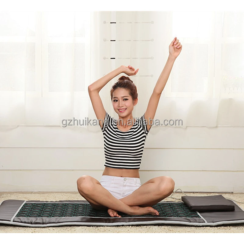 Far infrared thermal massage heating tourmaline mat
