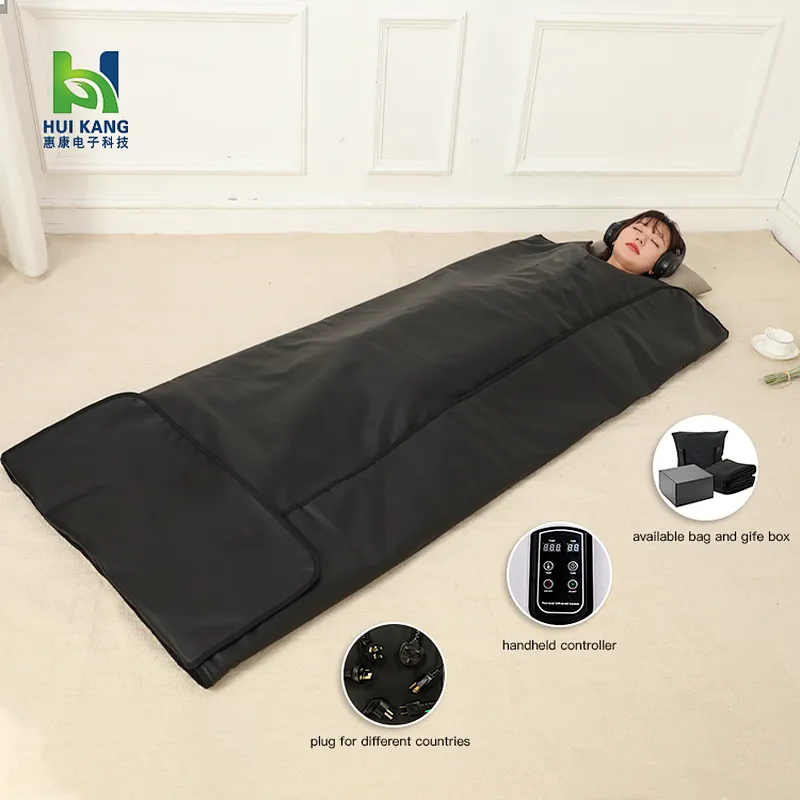 Best selling Low Emf Sauna Blanket Far Infrared Body Wrap Sauna Blanket For Weight Loss And Detox