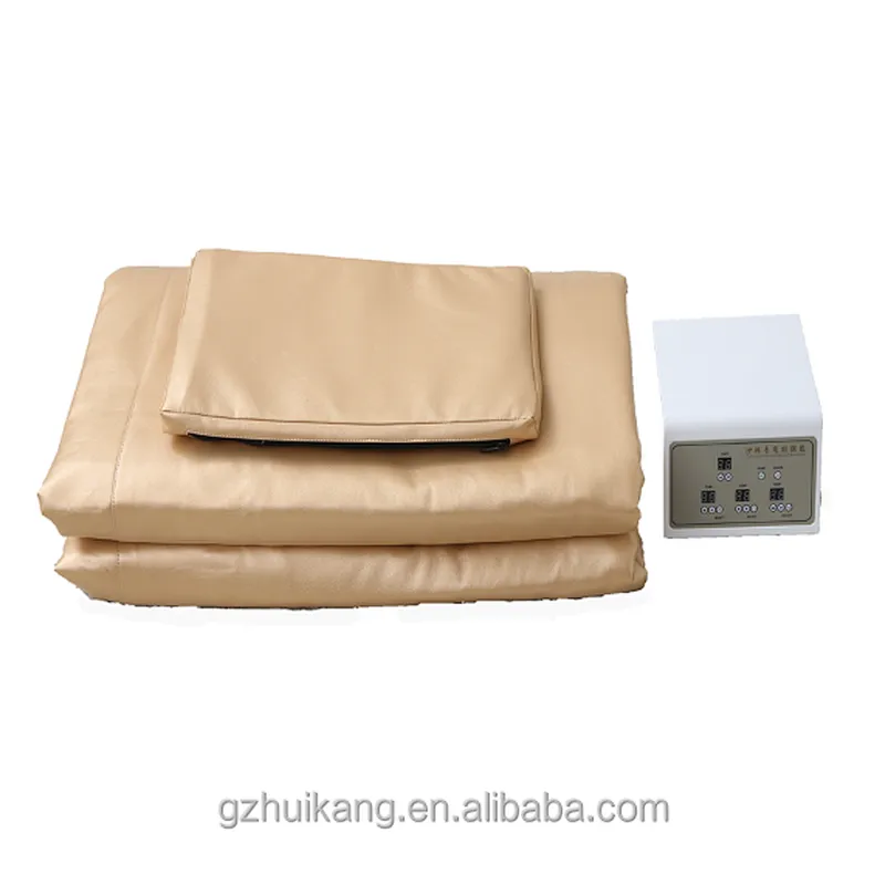 2017 Newest luxurious infrared sauna blanket with Bian stones body slimming wrap