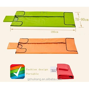 Luxury Portable Tourmaline Stones 3 Heating Zones Detox And Weight Loss Far Infrared Ray Body Wrap Sauna Blanket