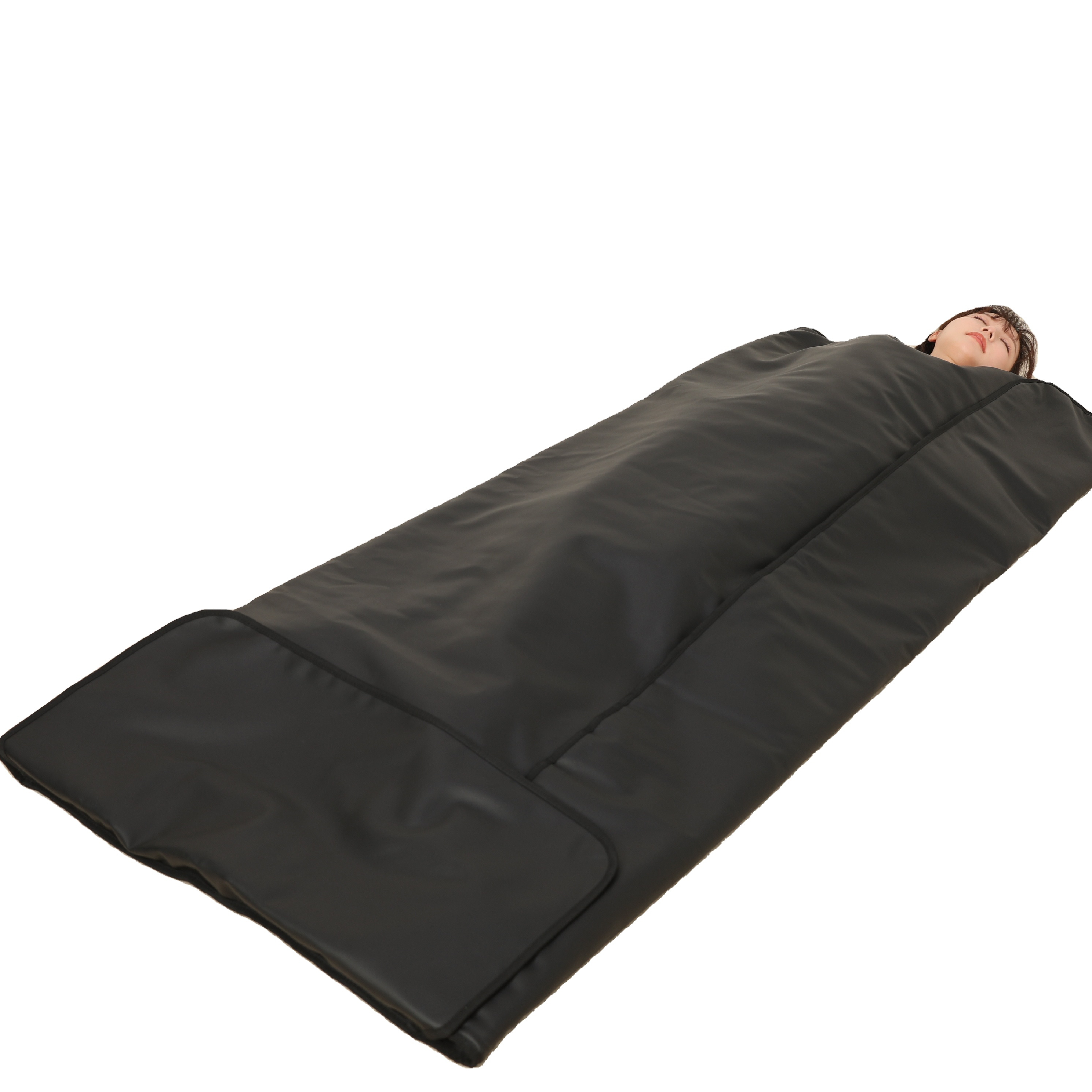 Waterproof PU material Portable Far Infrared Fir Sauna Blanket For Body Weight Loss