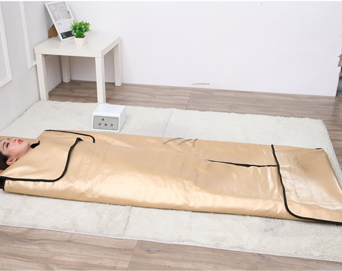 New arrival negative ion blanket infrared body detox sauna blanket for home use