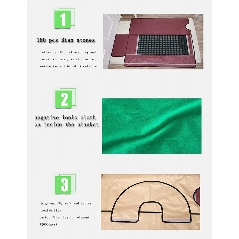 The newest Far infrared sauna blanket with Bian stone