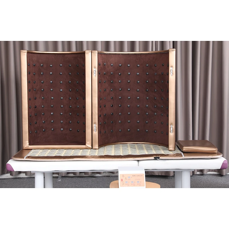 Portable far infrared sauna tunnel infrared sauna massage bed for wellness and spa