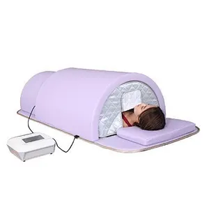 infrared sauna dome with photo lights for weight loss and therapy