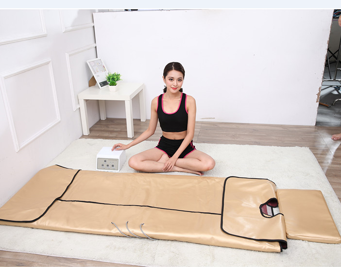 Low EMF Portable Infrared Therapy Sauna Blanket Negative Ion  Spa Heated Sauna Blanket