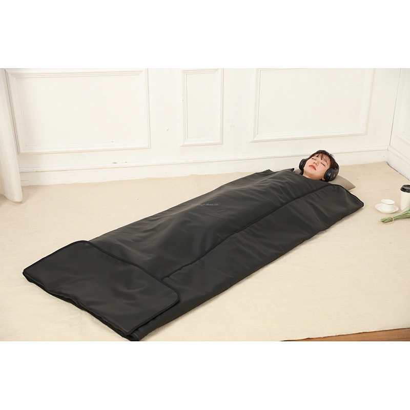 2021 New arrival Far Infrared Sauna Slimming Blanket Detox in Black Color